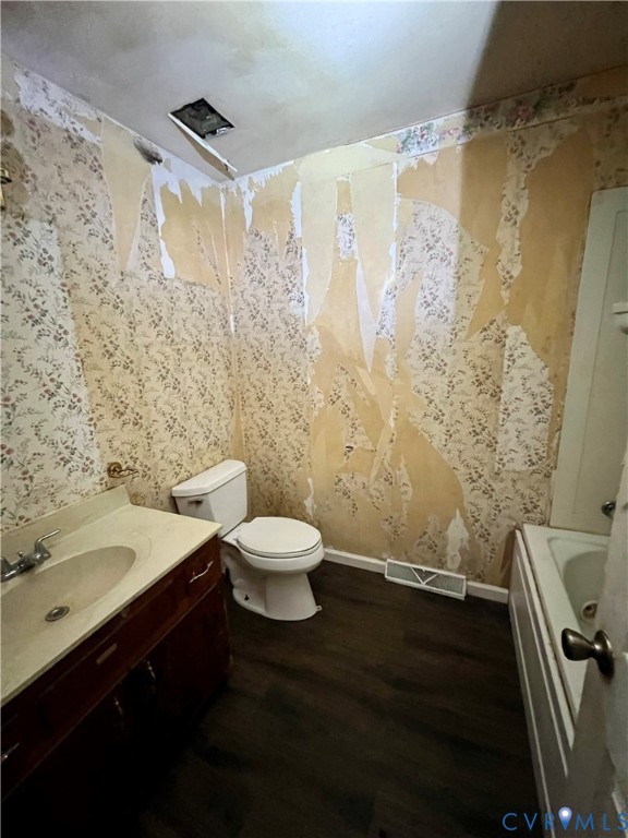 17406 Sandy Ford Road Chesterfield, VA 23838 - Photo 14 of 23 a bathroom with a sink and a toilet