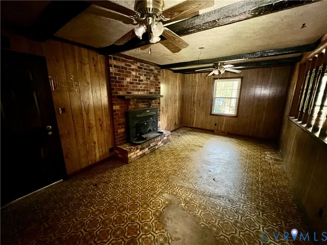 wooden floor in an empty room