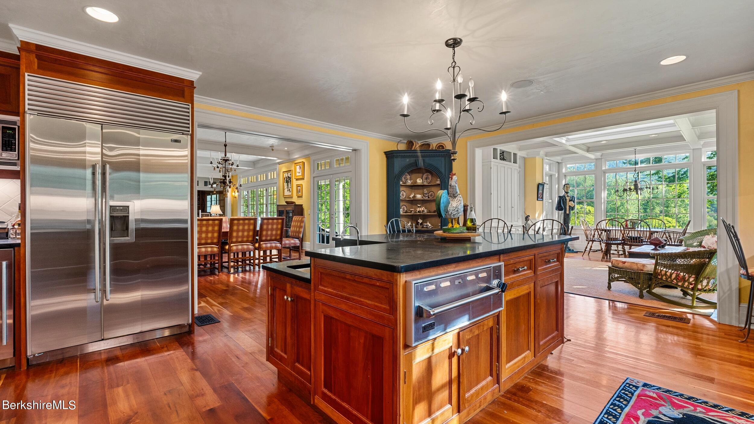 37 Main Road Tyringham, MA 01238 - Photo 17 of 56 Kitchen to sunroom