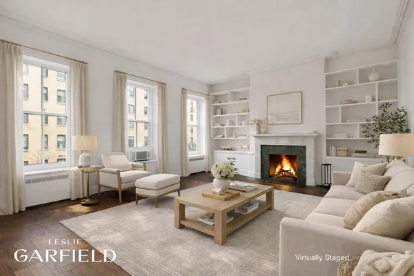 a view of a living room