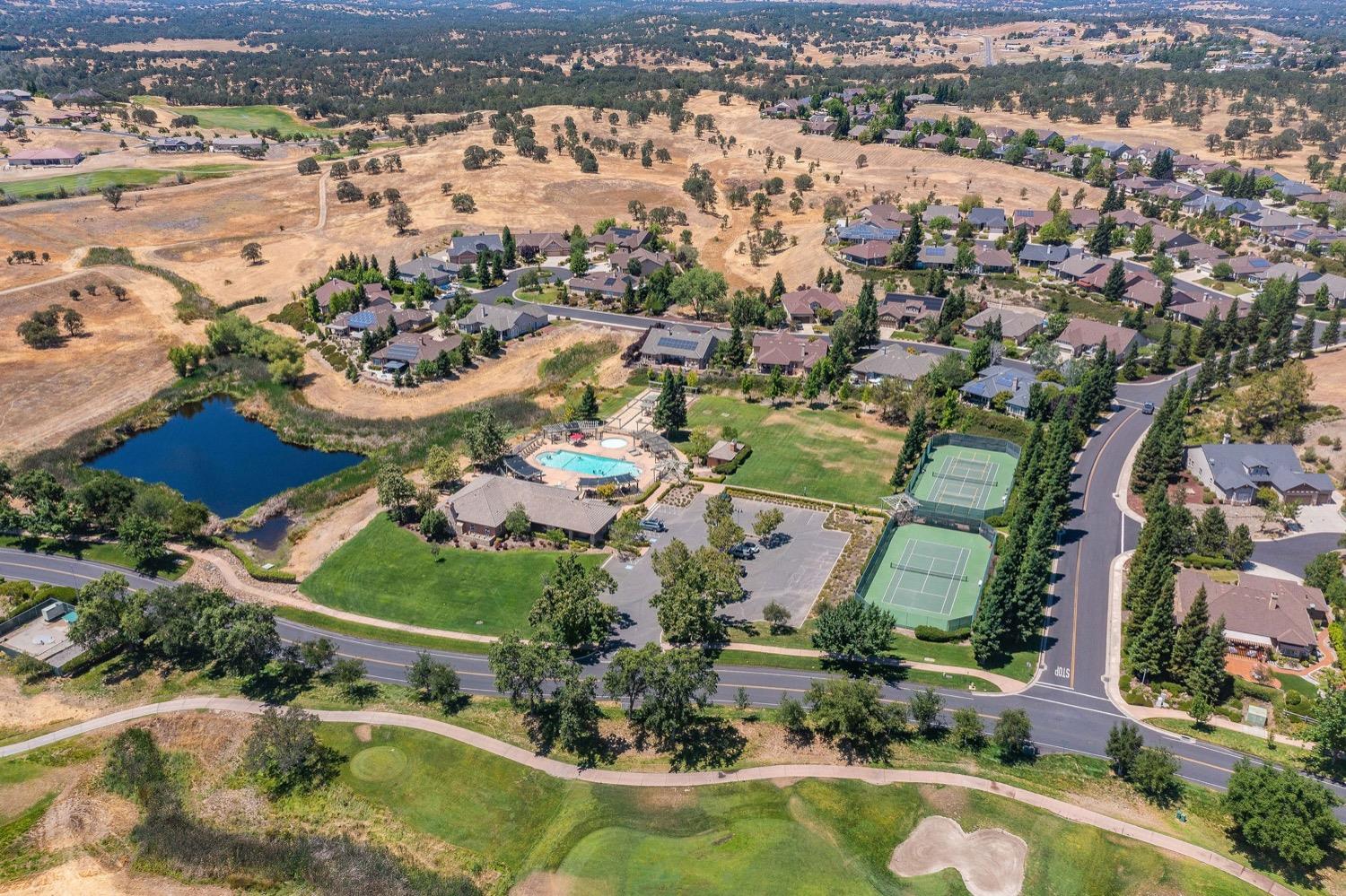 10 Flagstone Court, Unit 1 COPPER RIDGE 32 Copperopolis, CA 95228 - Photo 30 of 31 an aerial view of residential houses with outdoor space