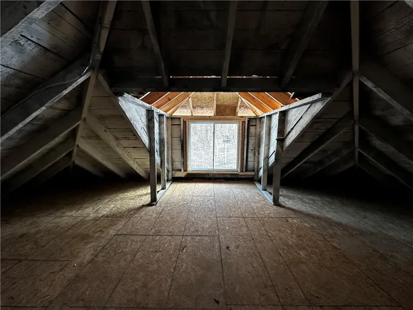 a view of room with stairs