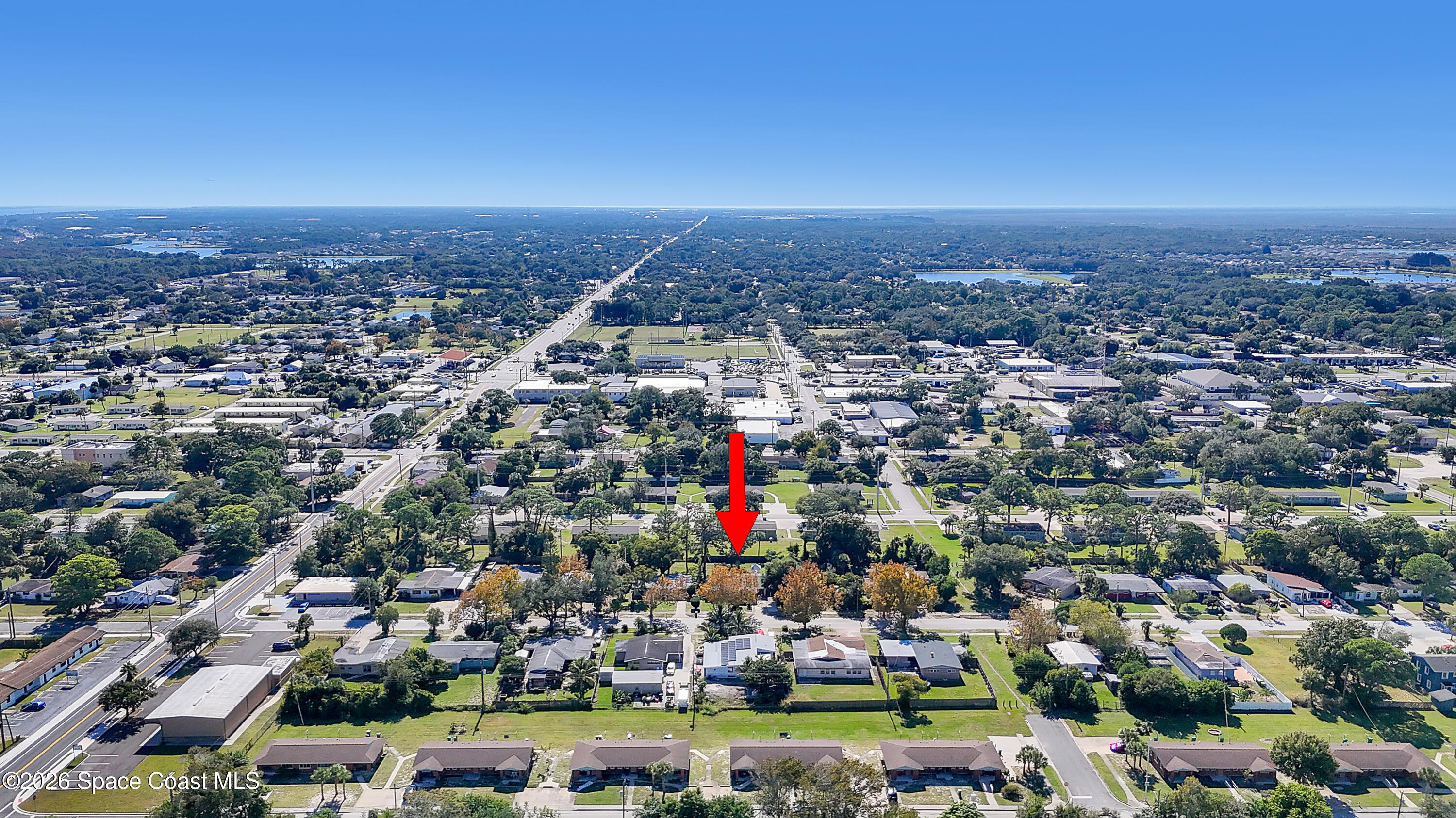 1051 Grove Avenue Cocoa, FL 32922 - Photo 34 of 38 an aerial view of multiple house