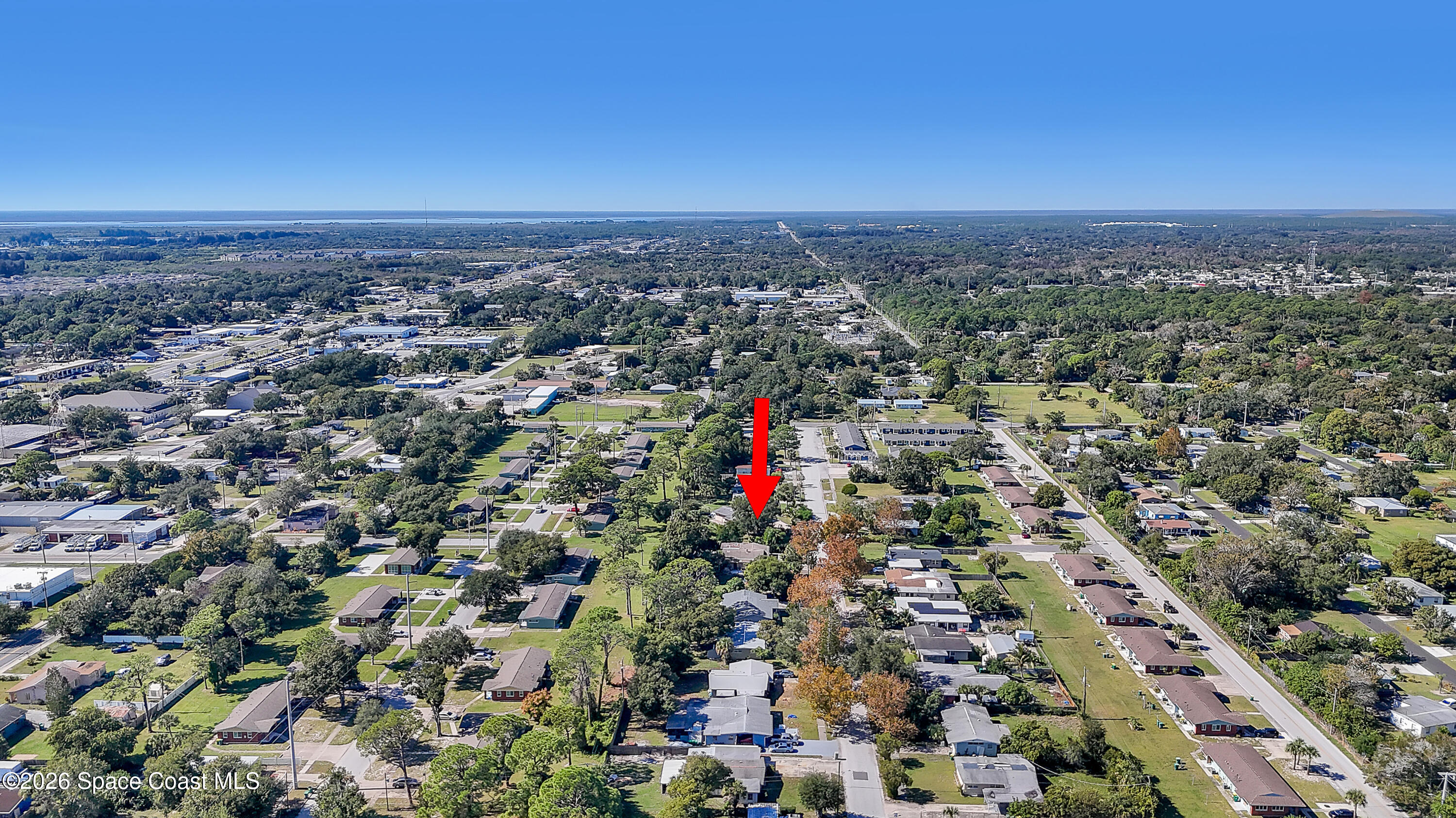 1051 Grove Avenue Cocoa, FL 32922 - Photo 37 of 38 an aerial view of multiple house