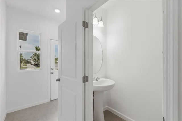 a bathroom with a sink