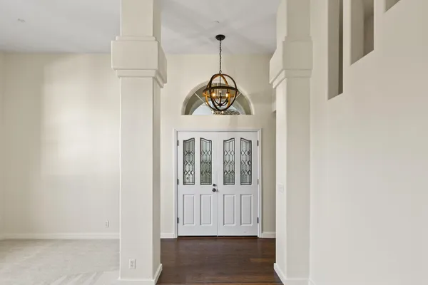 a view of front door of a house
