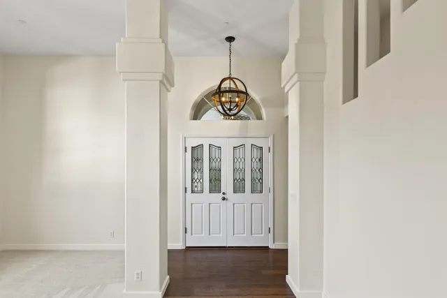 a view of front door of a house