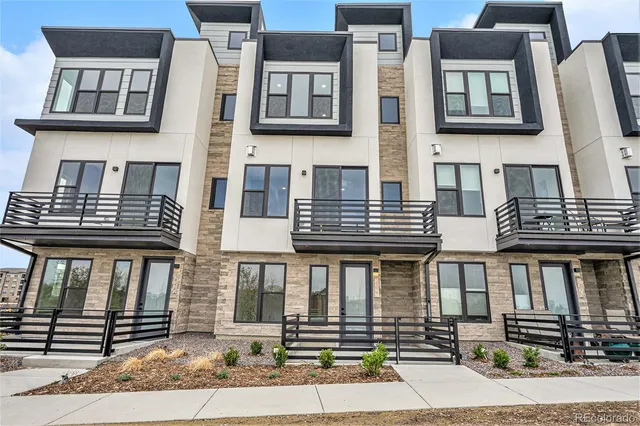 front view of a house with a door
