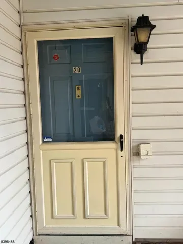 a view of front door