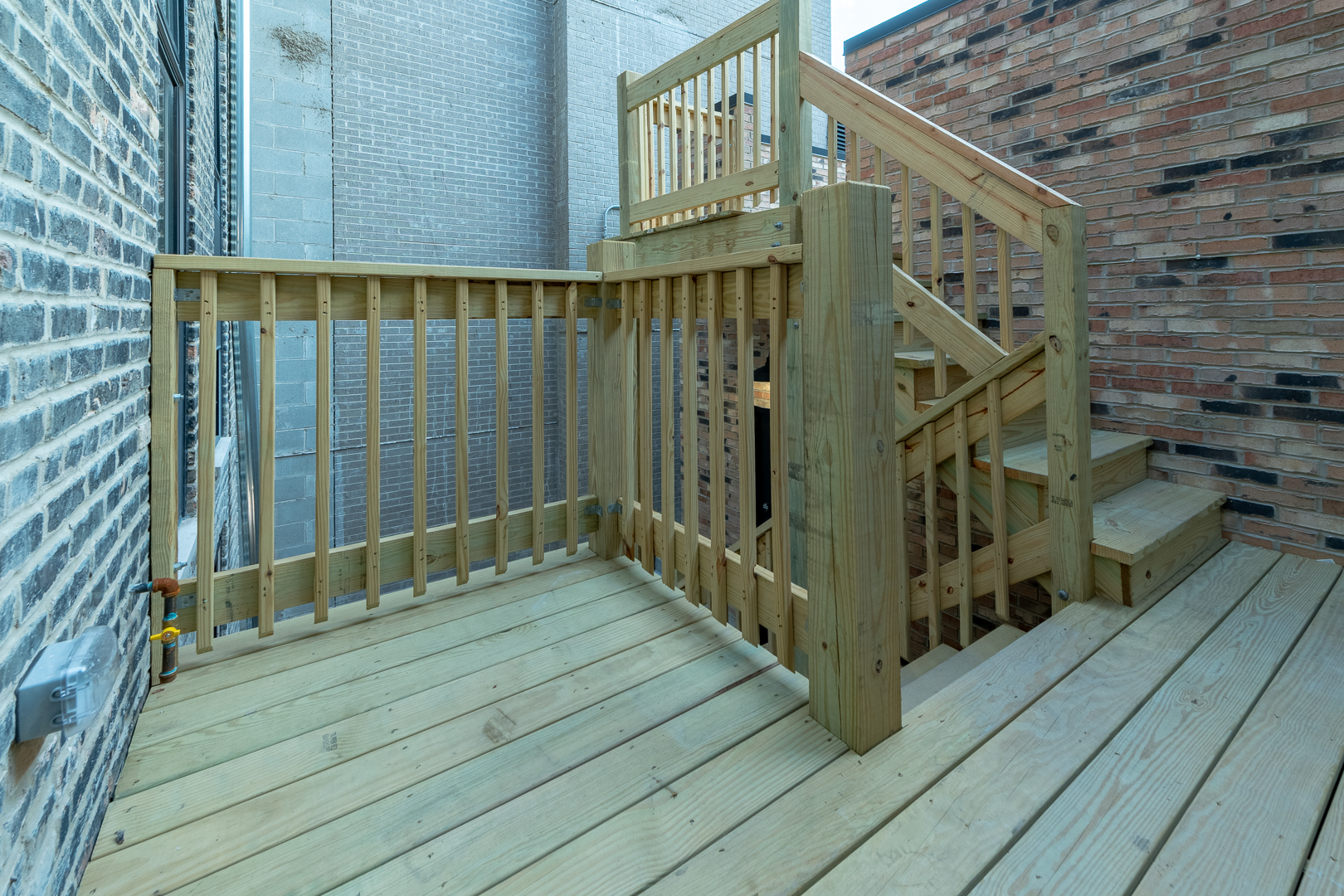28 North Throop Street, Unit 2 Chicago, IL 60607 - Photo 14 of 35 a view of balcony with wooden floor