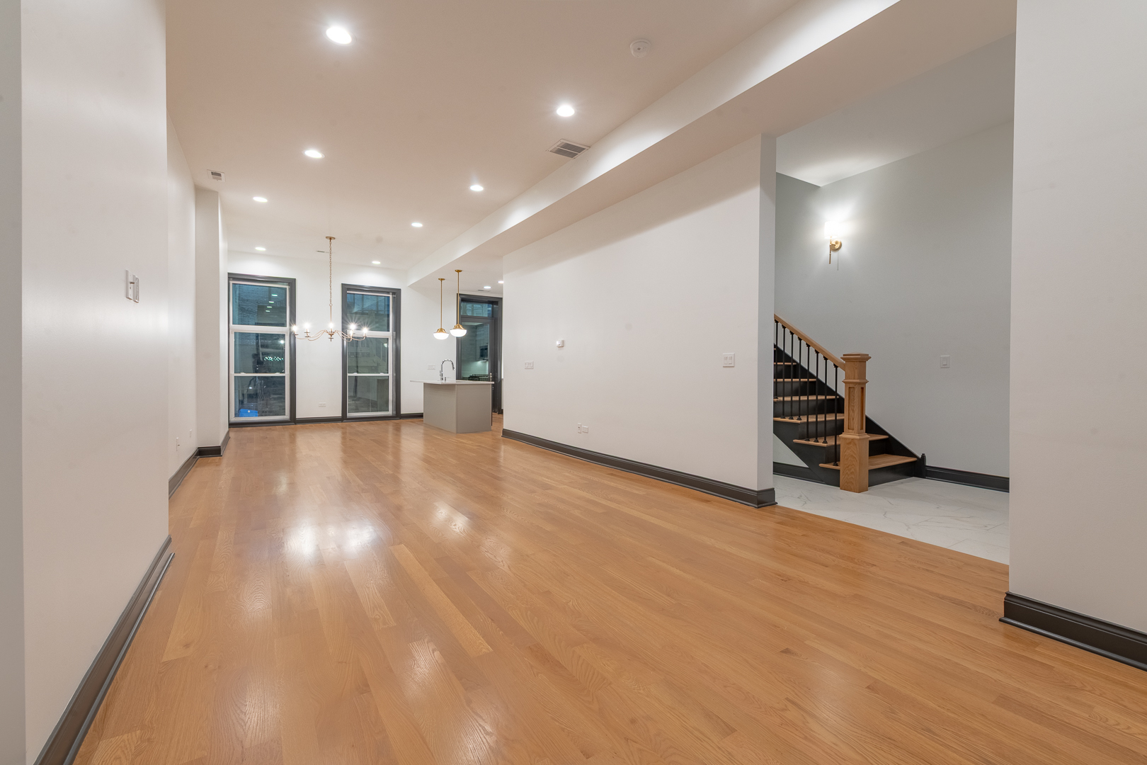 28 North Throop Street, Unit 2 Chicago, IL 60607 - Photo 6 of 35 a view of empty room with wooden floor