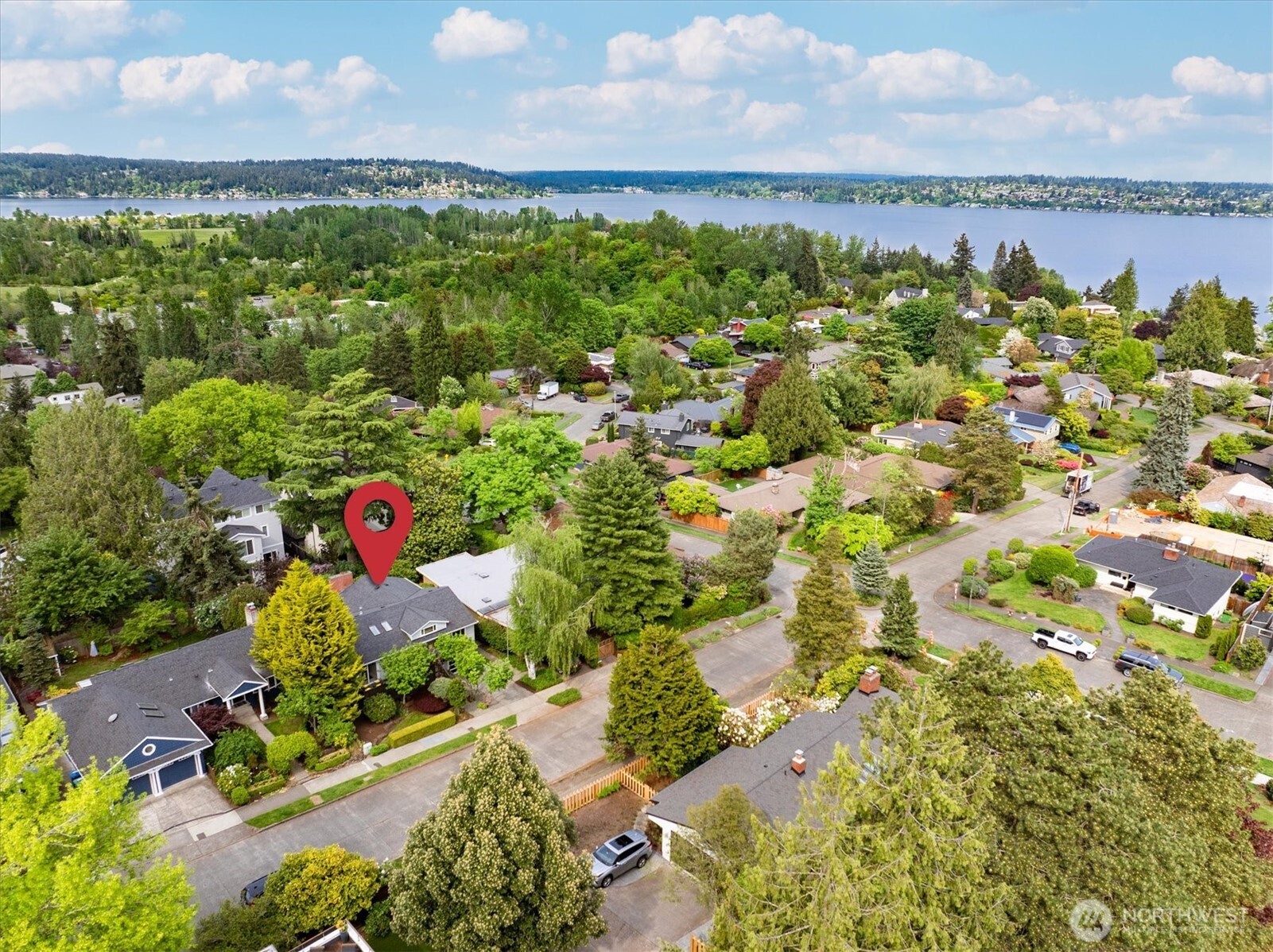 6420 Northeast 60th Street Seattle, WA 98115 - Photo 40 of 40 a view of a city and lake view