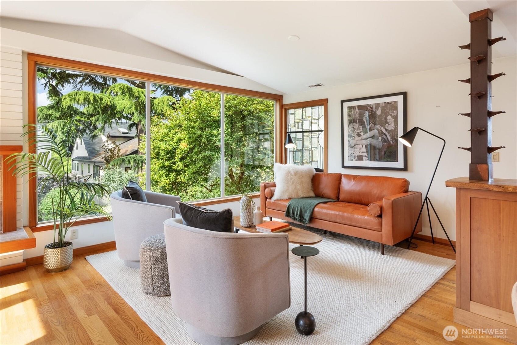 6420 Northeast 60th Street Seattle, WA 98115 - Photo 8 of 40 a living room with furniture and a large window