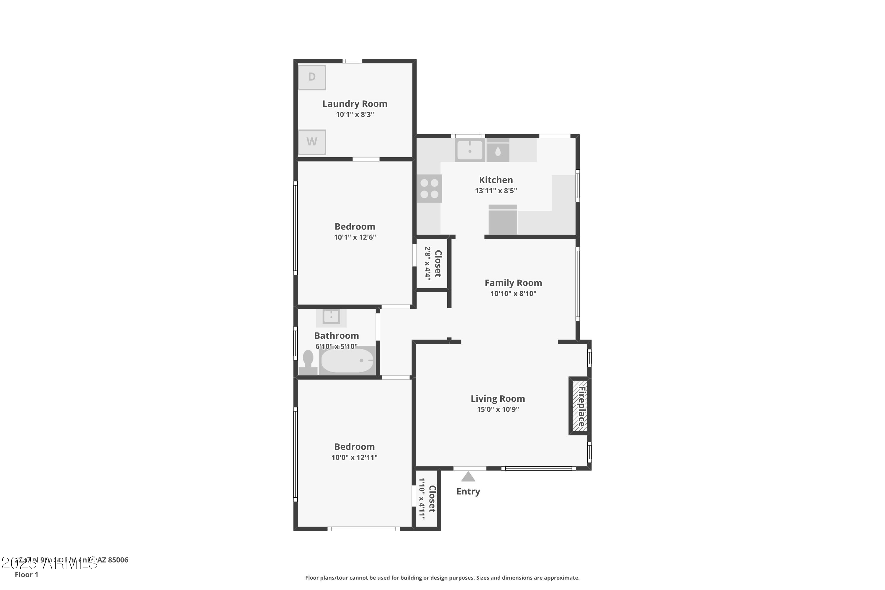 2237 North 9th Street Phoenix, AZ 85006 - Photo 28 of 29 a picture of a floor plan