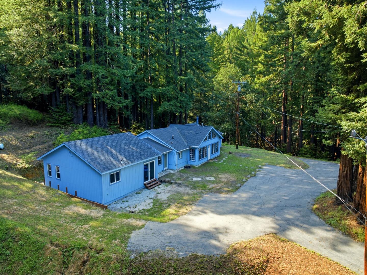 1460 Tucker Road Scotts Valley, CA 95066 - Photo 21 of 32 a view of a house with a yard