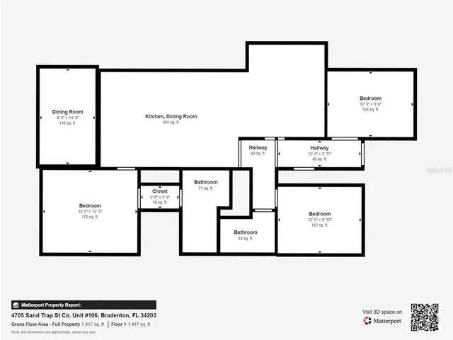 $248,000 | 4705 Sand Trap St Circle, Unit 106, Bradenton, FL 34203