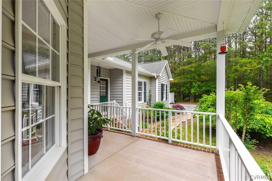 3521 Wakema Road West Point, VA 23181 - Photo 36 of 49 a view of a house with a porch and furniture