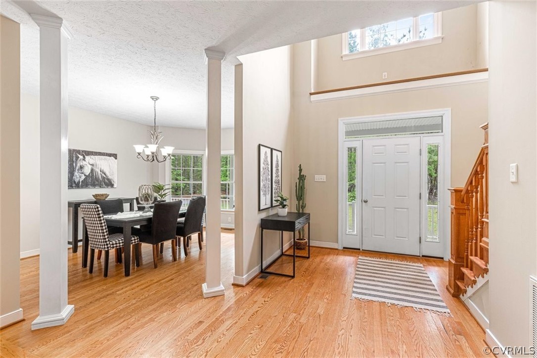 3521 Wakema Road West Point, VA 23181 - Photo 7 of 49 a view of a dining room with furniture window and wooden floor