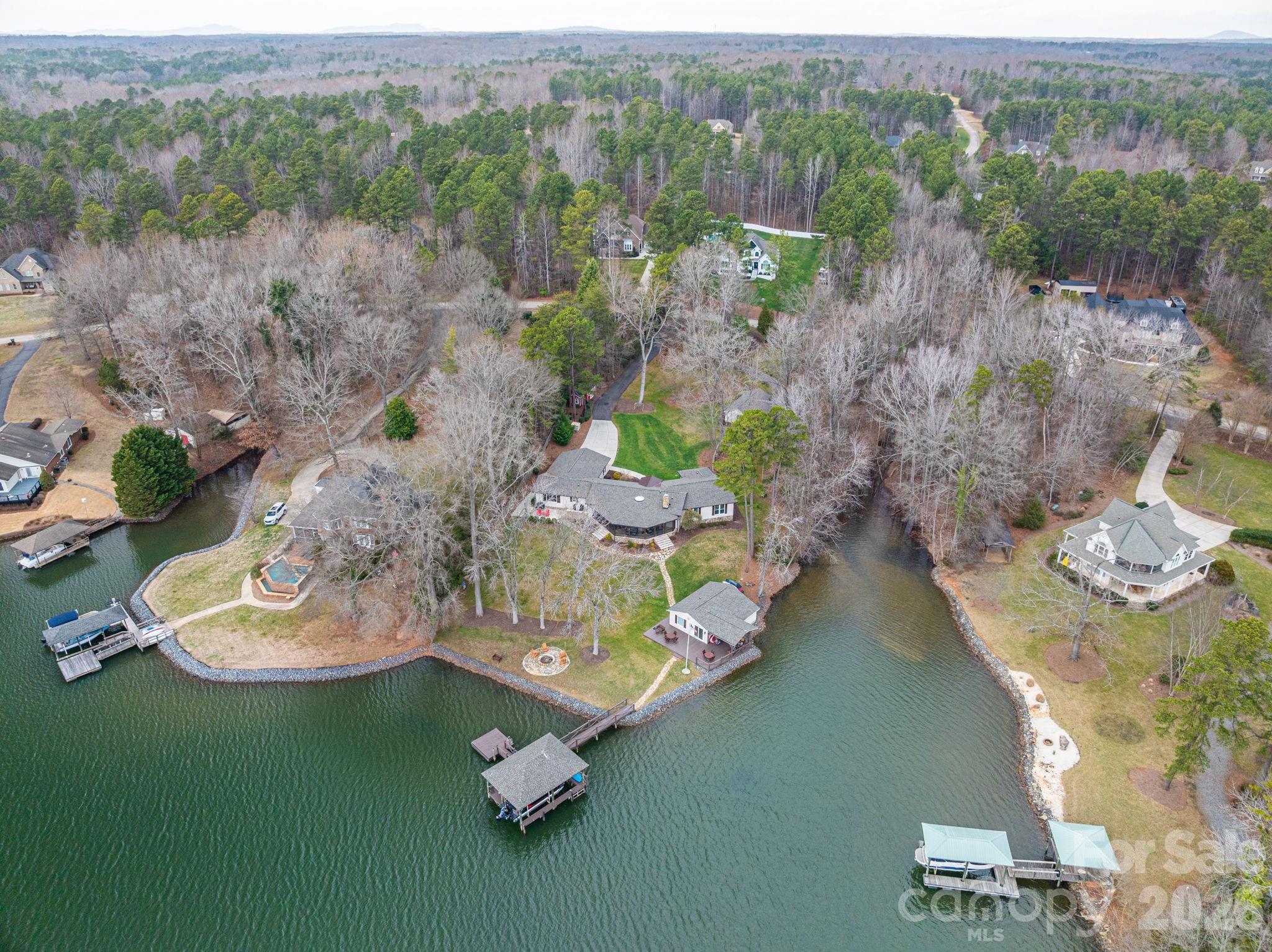4485 River Oaks Road Lake Wylie, SC 29710 - Photo 9 of 16 an aerial view of a house with a yard