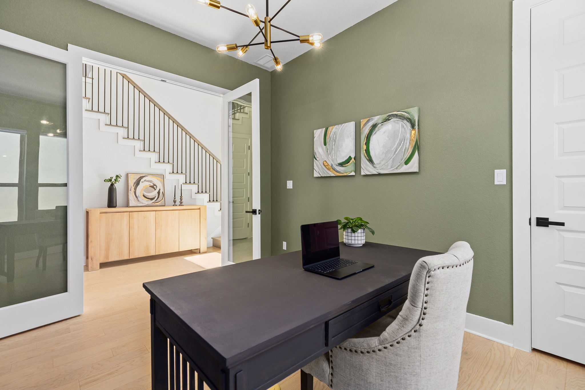 1224 River Trace Georgetown, TX 78628 - Photo 8 of 39 a view of a dining room and a table and chairs