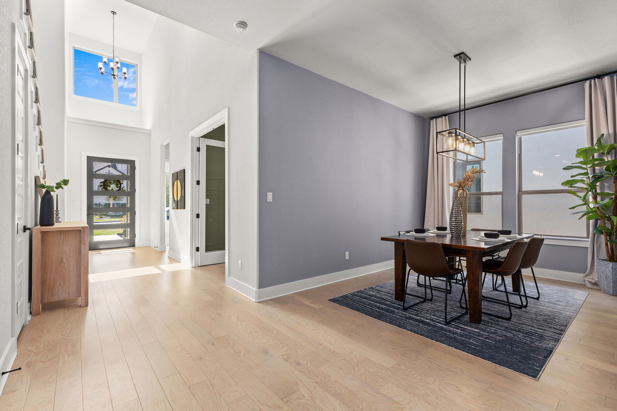 1224 River Trace Georgetown, TX 78628 - Photo 9 of 39 a view of a dining room with furniture window and wooden floor