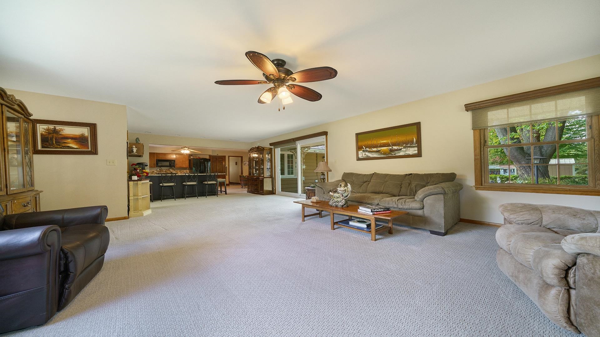 310 Barbara Street Mount Morris, IL 61054 - Photo 18 of 36 a living room with furniture and a chandelier