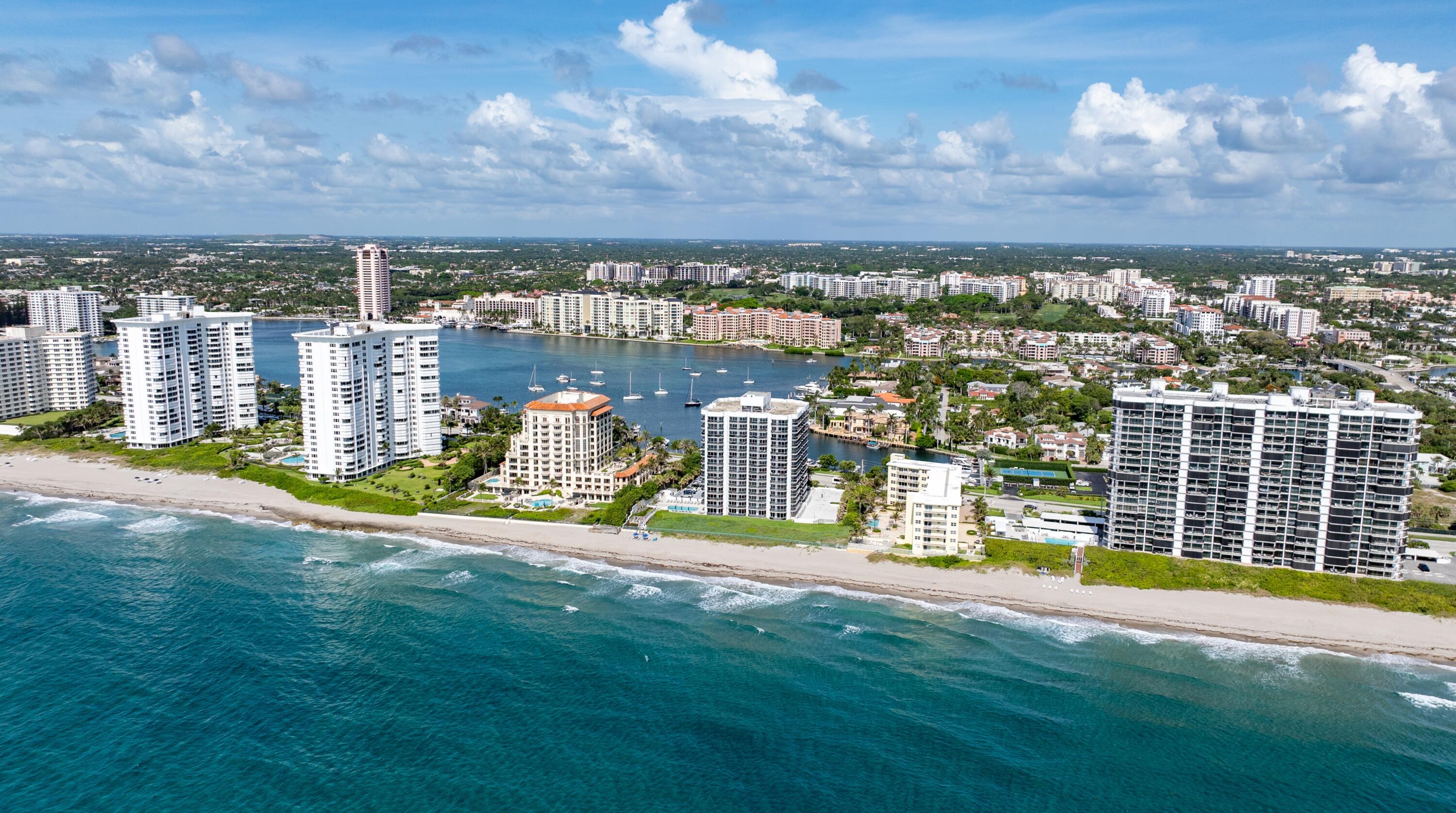 350 South Ocean Boulevard, Unit 12C Boca Raton, FL 33432 - Photo 49 of 50 a view of a house with a swimming pool