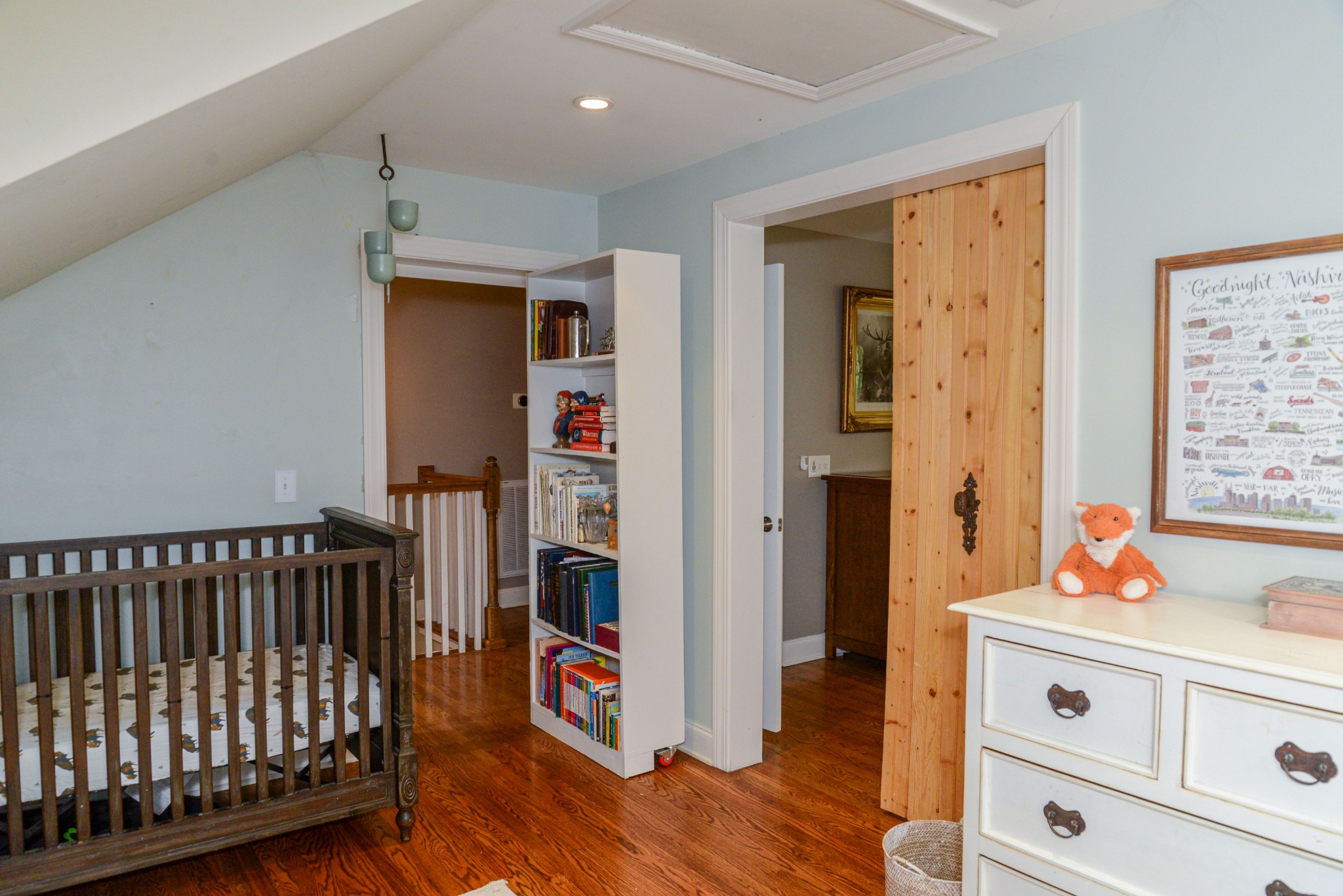 2905 Snowden Road Nashville, TN 37204 - Photo 25 of 40 workspace with wooden floor and windows