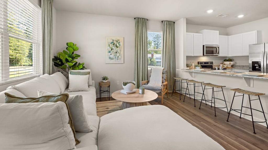 4 Sweetspire Drive Northwest Rome, GA 30165 - Photo 18 of 47 a living room with furniture and a dining table