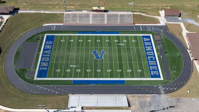 a view of a basketball court