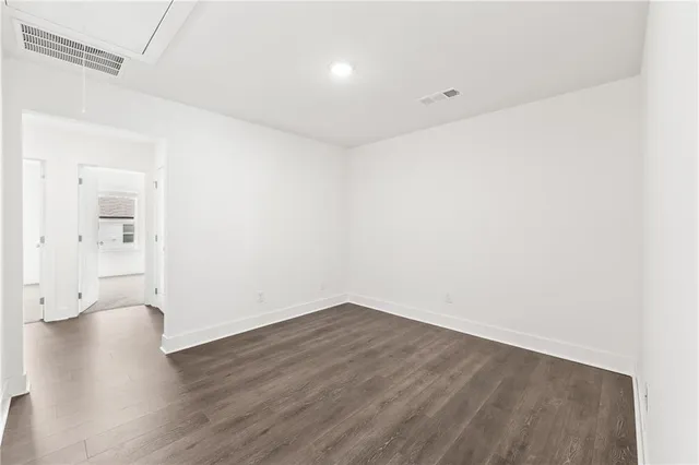 a view of an empty room