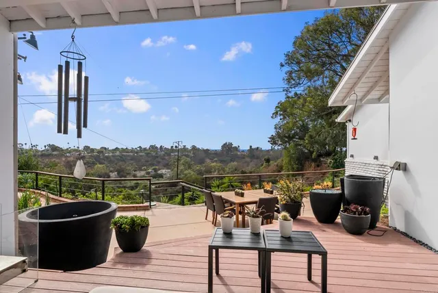 a outdoor living space with patio furniture