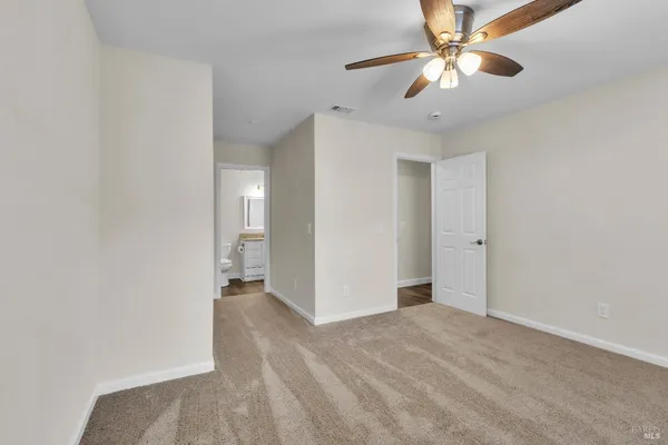 a view of an empty room