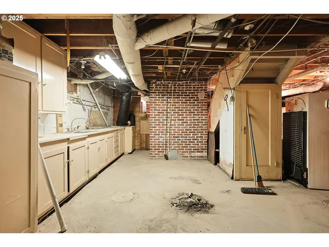 a view of a storage room