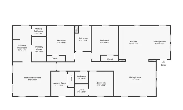a picture of a floor plan