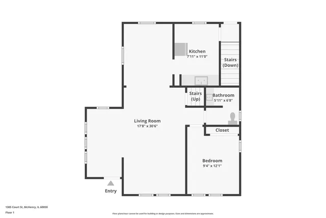 $199,900 | 1305 Court Street, McHenry, IL 60050