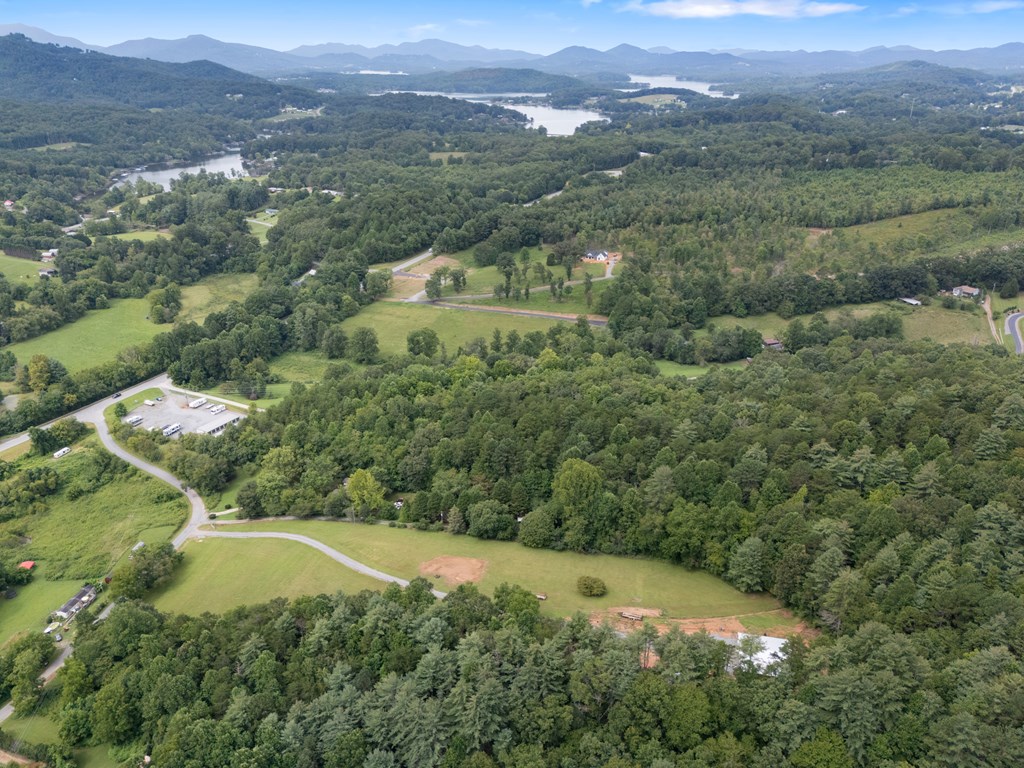 115 Ash Loop Road Hayesville, NC 28904 - Photo 15 of 37 an aerial view of green landscape with trees houses and mountain view