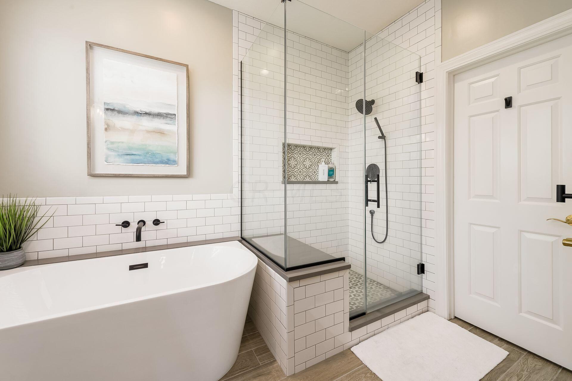 2349 Rufus Court Lewis Center, OH 43035 - Photo 27 of 48 Updated freestanding tub and shower surround.
