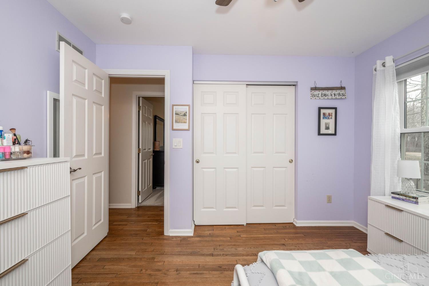 11624 Edgewood Road Harrison, OH 45030 - Photo 30 of 54 Bedroom 3 with hardwood flooring.