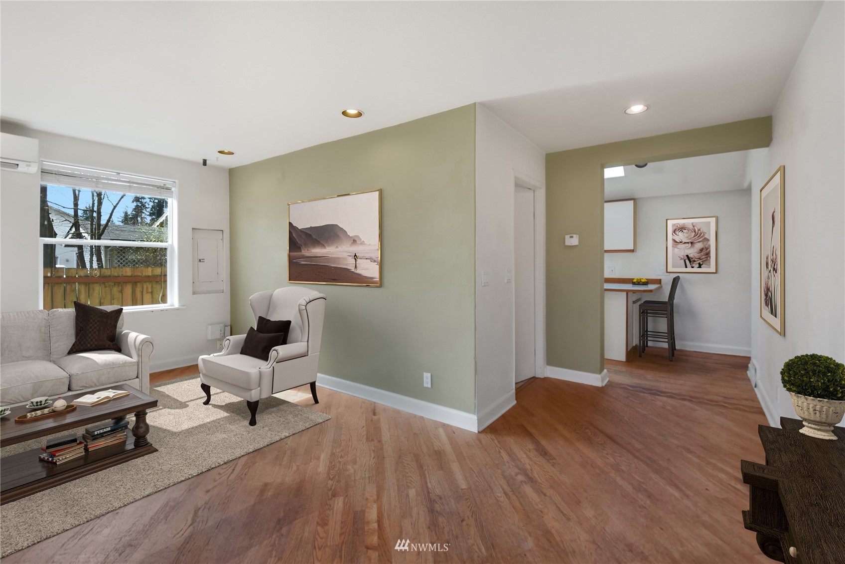 6422 Cady Road Everett, WA 98203 - Photo 6 of 21 a living room with furniture and a wooden floor