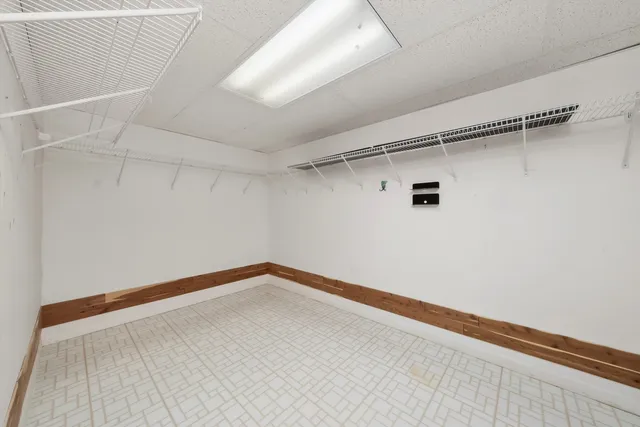 a view of a room with shelf