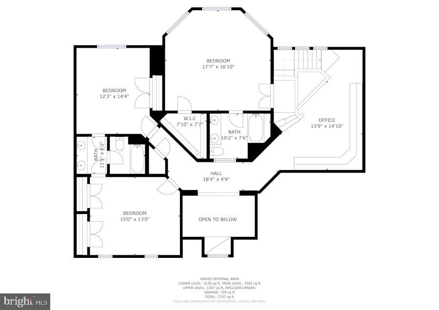 337 Springvale Road Great Falls, VA 22066 - Photo 120 of 120 Floor plans of second level