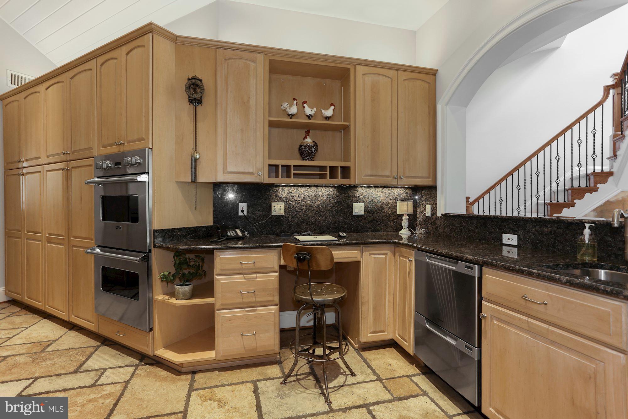 337 Springvale Road Great Falls, VA 22066 - Photo 29 of 120 Double ovens, three dishwashers & desk area