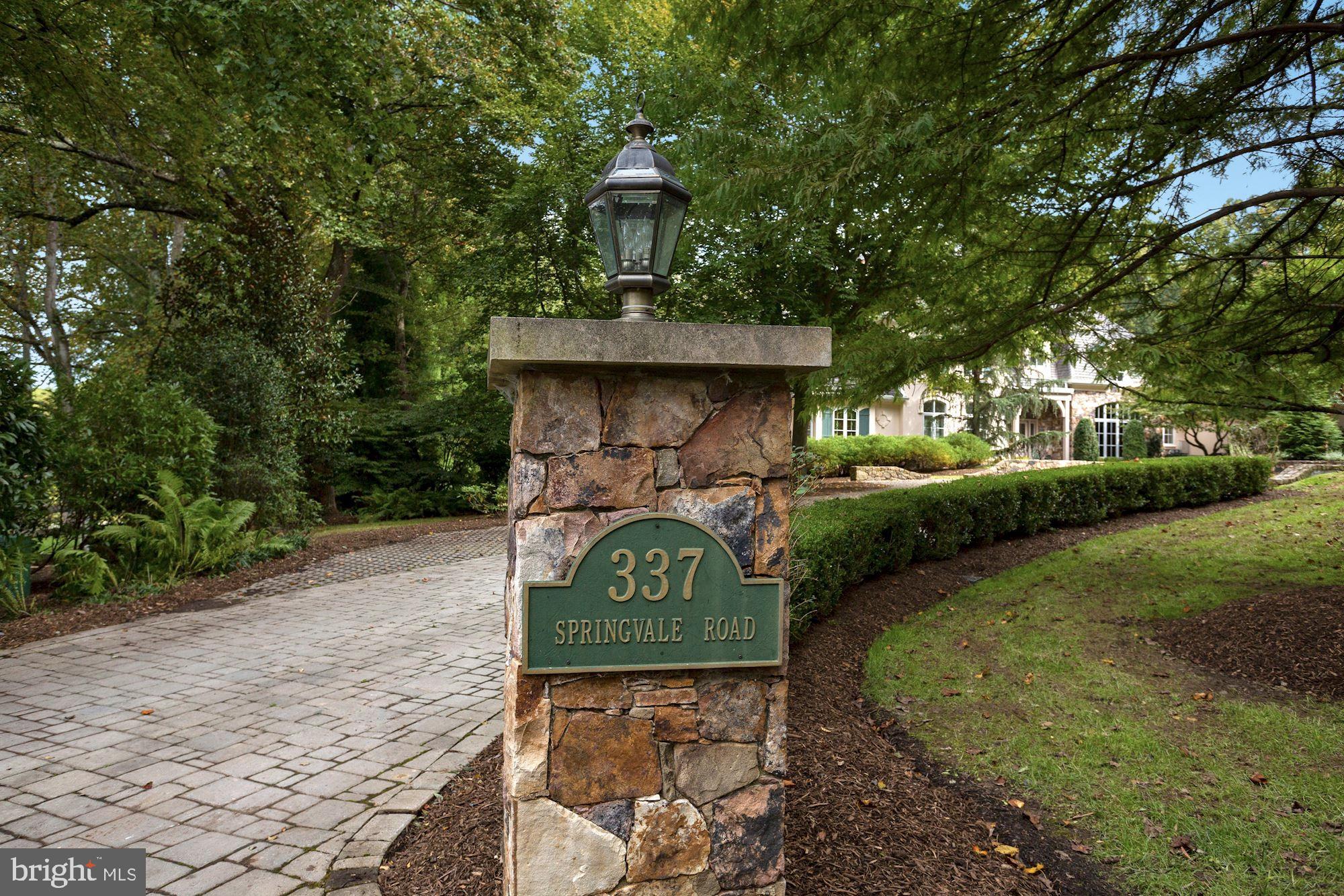 337 Springvale Road Great Falls, VA 22066 - Photo 6 of 120 Stone pillar entry