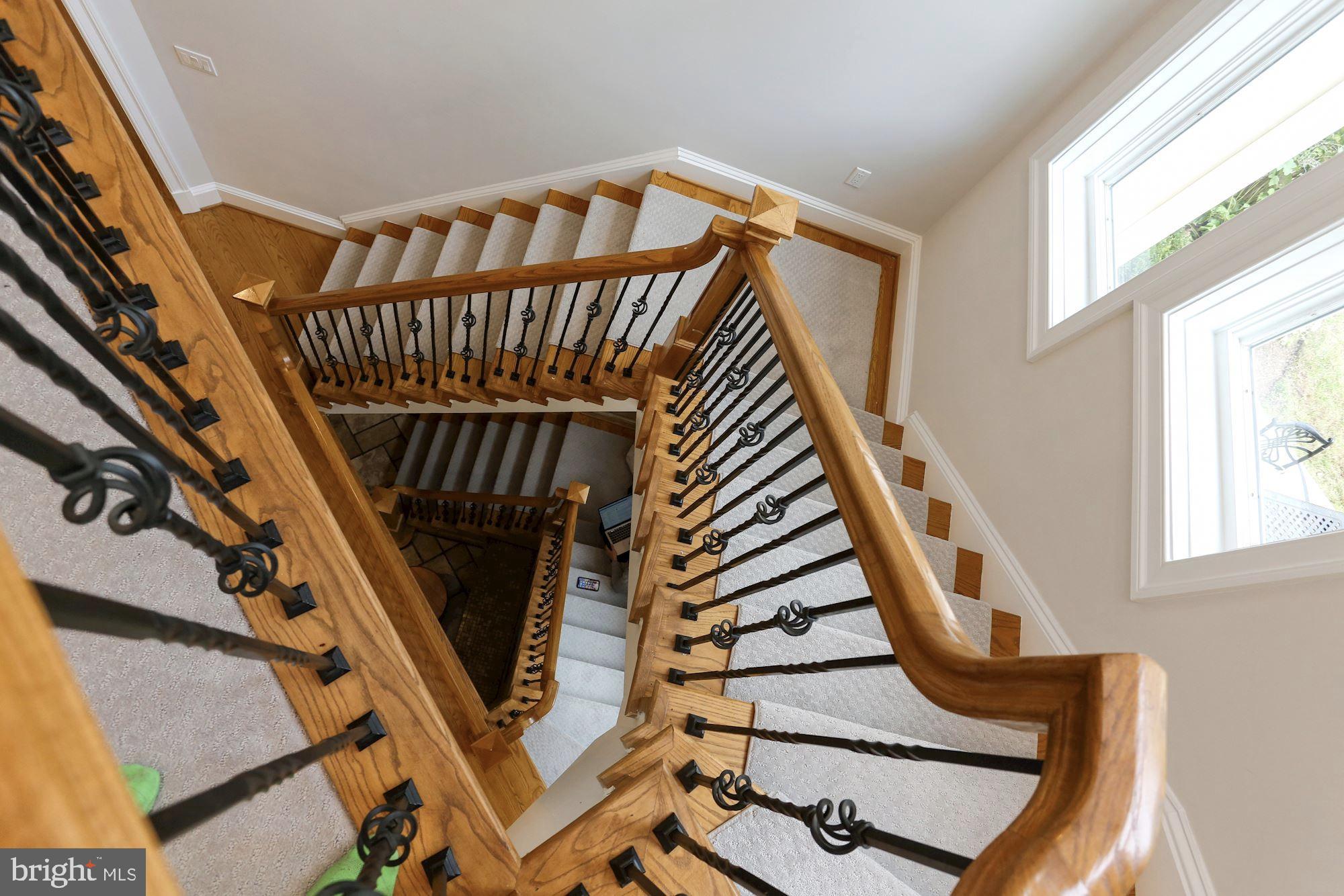 337 Springvale Road Great Falls, VA 22066 - Photo 52 of 120 Three level dramatic staircase