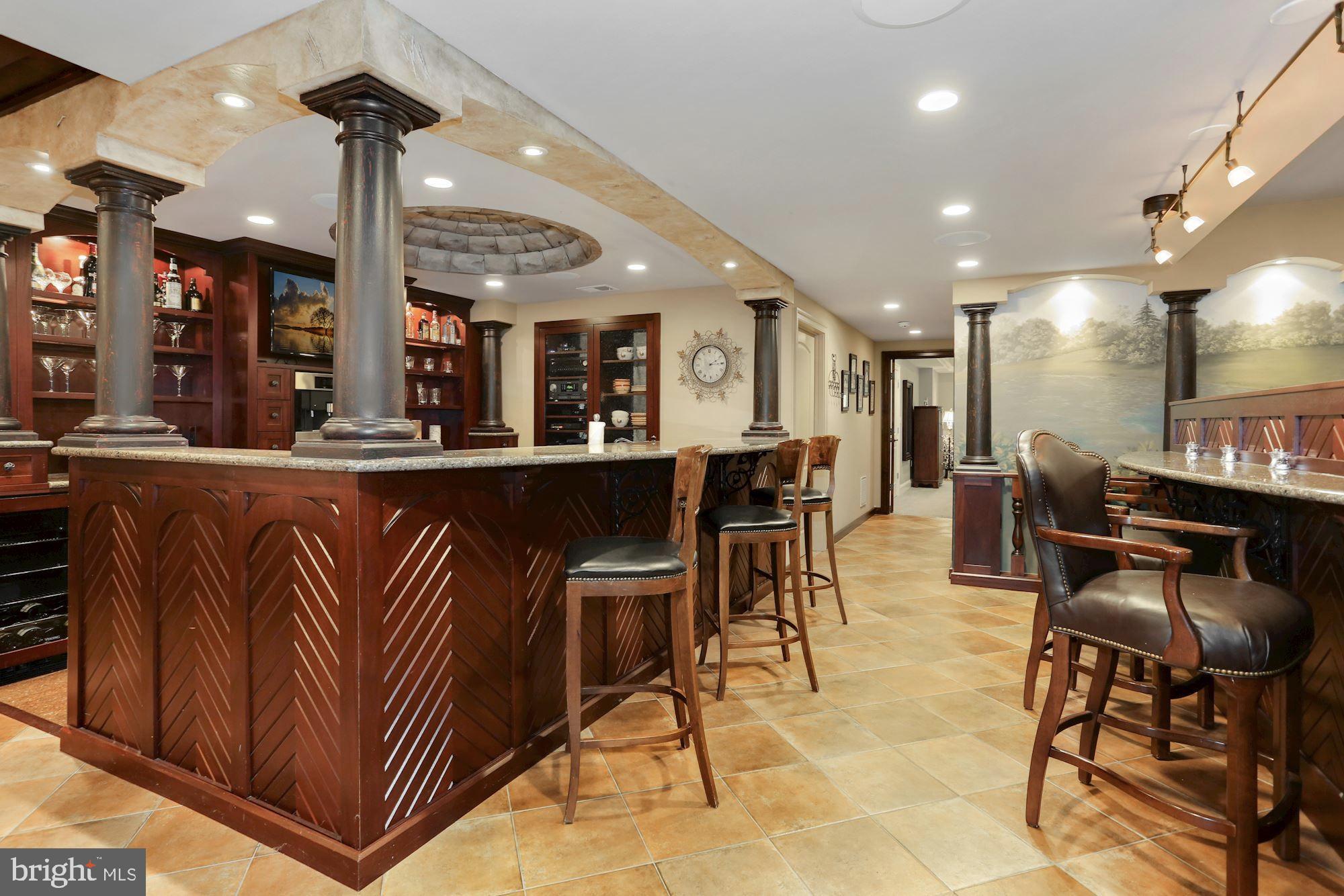 337 Springvale Road Great Falls, VA 22066 - Photo 58 of 120 Custom built mahogany bar