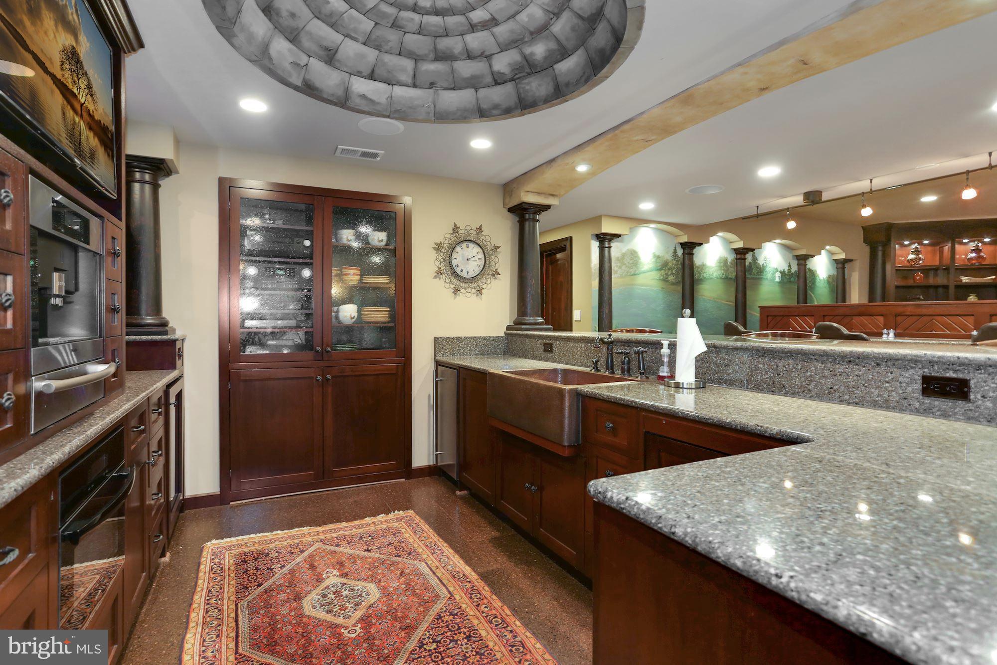 337 Springvale Road Great Falls, VA 22066 - Photo 59 of 120 Large kitchen with wine fridge and pantry