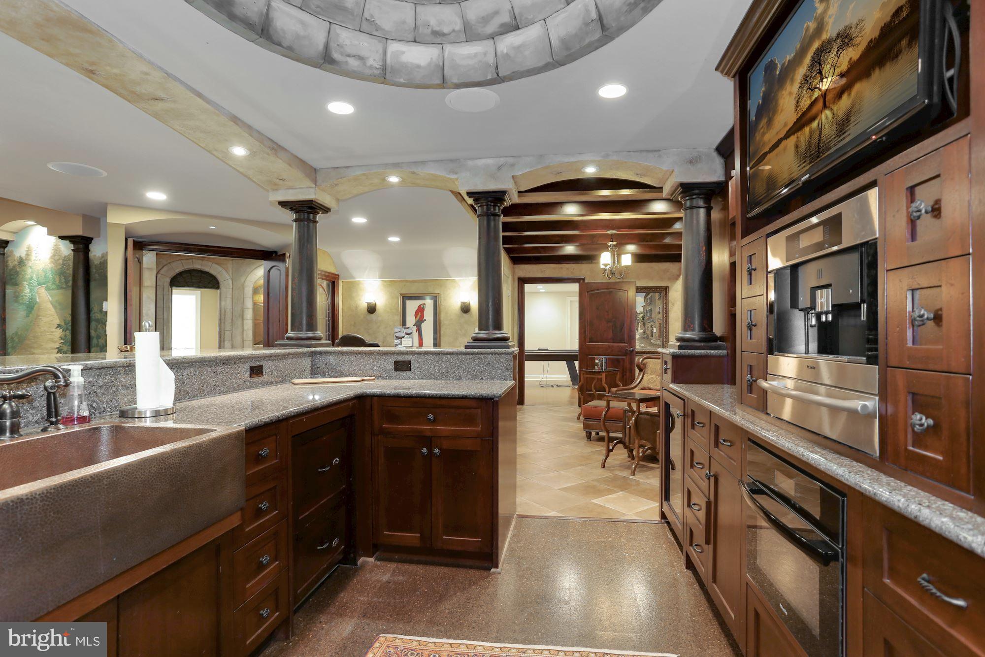 337 Springvale Road Great Falls, VA 22066 - Photo 60 of 120 Built-in coffee maker and TV