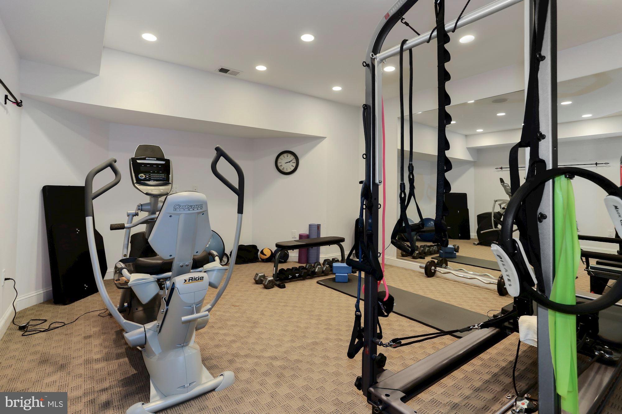 337 Springvale Road Great Falls, VA 22066 - Photo 67 of 120 a room with gym equipment and windows