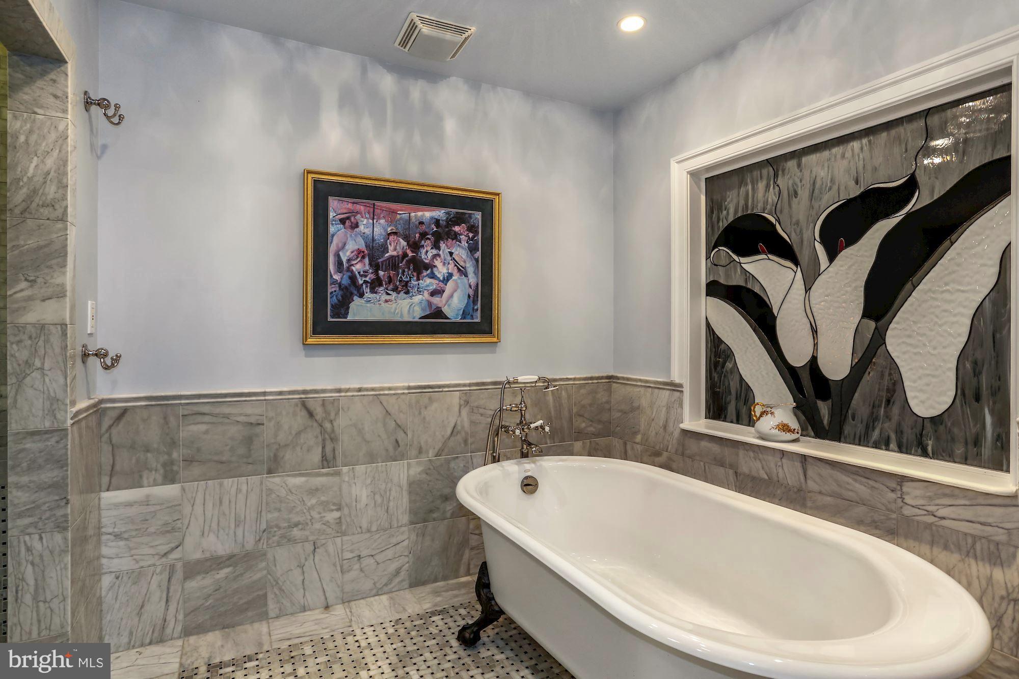 337 Springvale Road Great Falls, VA 22066 - Photo 70 of 120 a bathroom with a bathtub and a picture